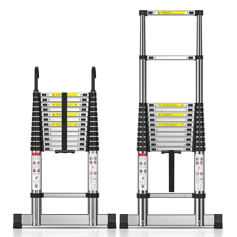 Tecknet Telescopic Ladder 3.8m 150kg